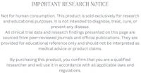 an important research notice on a white background