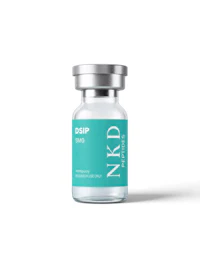 a bottle of nkd drp on a white background